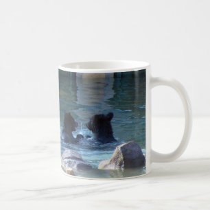 Grizzly-Bär-Schwimmparty-Binder Kaffeetasse