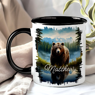 Grizzly-Bär-Wildnis Tasse