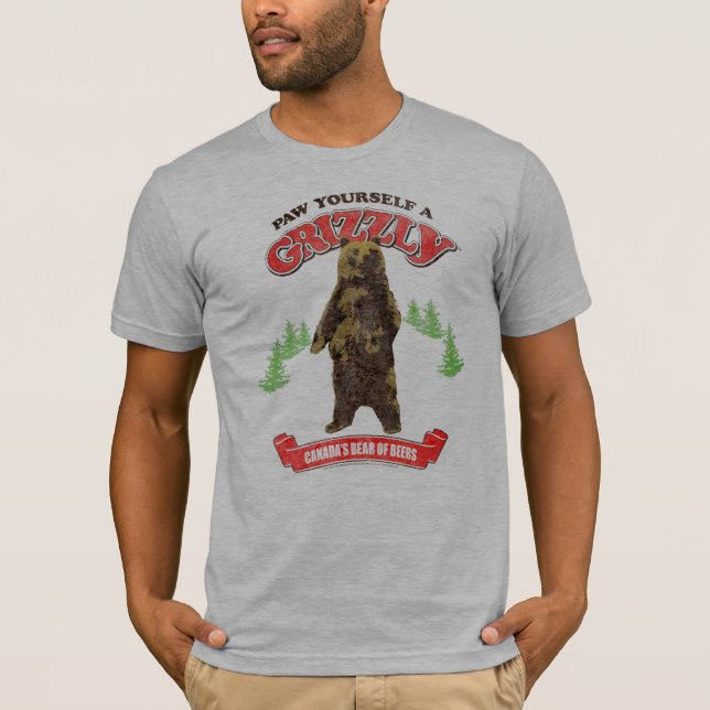 Grizzly-Bärn-Shirt T-Shirt (Vorderseite)