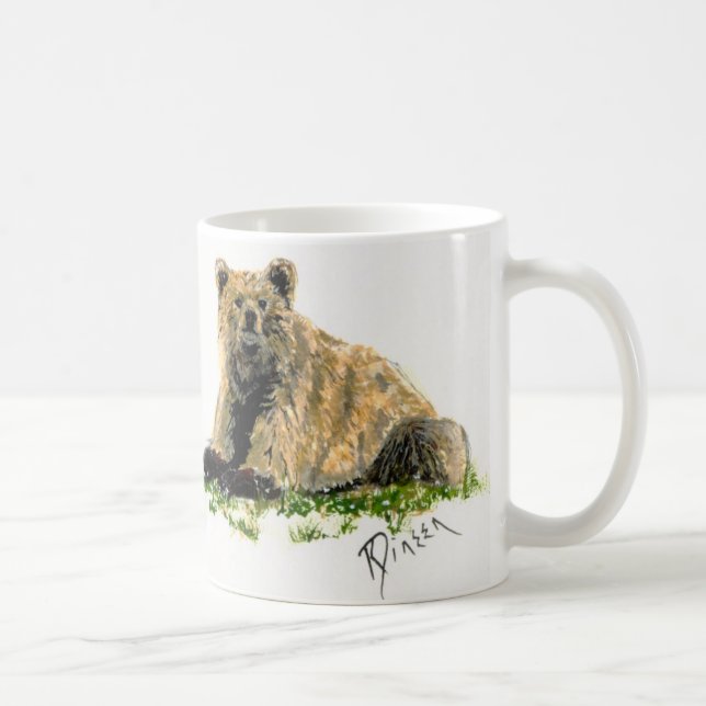 Grizzly-Bärn-Tasse Tasse (Rechts)