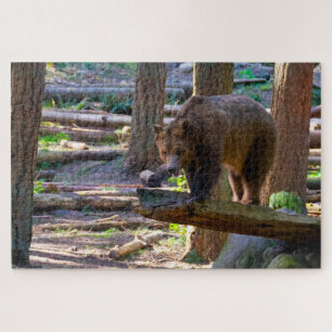 Grizzly Bear bedroht Wildlife Lover Puzzle