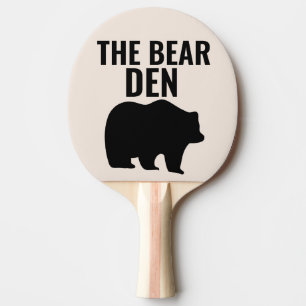 GRIZZLY BEAR DEN PONG PADDLES TISCHTENNIS SCHLÄGER