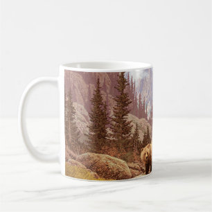 Grizzly Bear in the Rocky Mountains / AF-006bear,g Kaffeetasse