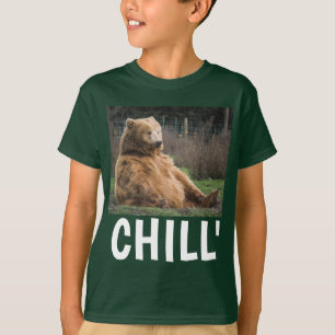 GRIZZLY BEAR KIDS FUNNY 'KIND' T - SHIRT