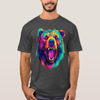 Grizzly Bear lächeln T-Shirt