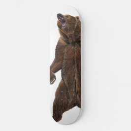 Grizzly Bear - Malerei in Acrylfarben Skateboard