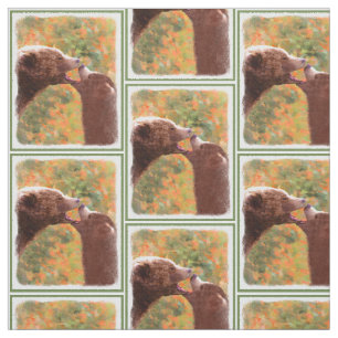 Grizzly Bear Mama and Cub Painting - Wildlife Art Stoff