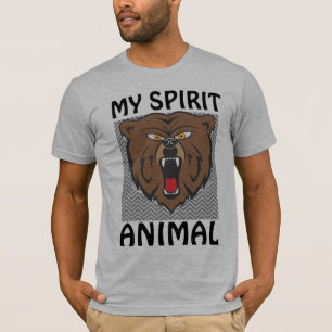 GRIZZLY BEAR MEIN SPIRITT TIERE T - Shirt