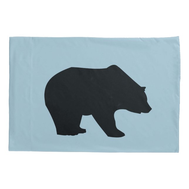 GRIZZLY BEAR PILLOWCASE KISSENBEZUG (Rückseite)