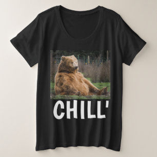 GRIZZLY BEAR PLUS GRÖSSE LADIES "KIND" T - SHIRT