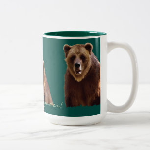 Grizzly Bear Wildlife Fan Art Tasse