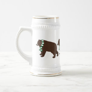 Grizzly Bears Stein Bierglas