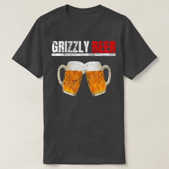 Grizzly Beer T-Shirt (Design vorne)