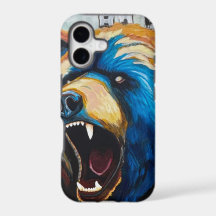 Grizzly-Malerei - Wildlife-Kunst iPhone 17-Hülle