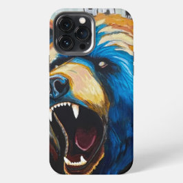 Grizzly-Malerei - Wildtierkunst iPhone 13 Pro Max Hülle