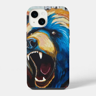 Grizzly-Malerei - Wildtierkunst iPhone 14 Hülle