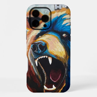 Grizzly-Malerei - Wildtierkunst iPhone 16 Pro Max Hülle
