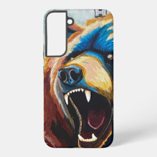 Grizzly-Malerei - Wildtierkunst Samsung Galaxy Hülle
