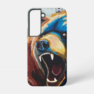 Grizzly-Malerei - Wildtierkunst Samsung Galaxy Hülle