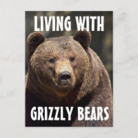 GRIZZLY MAN LEBT MIT BÄRENPOSTKARTEN