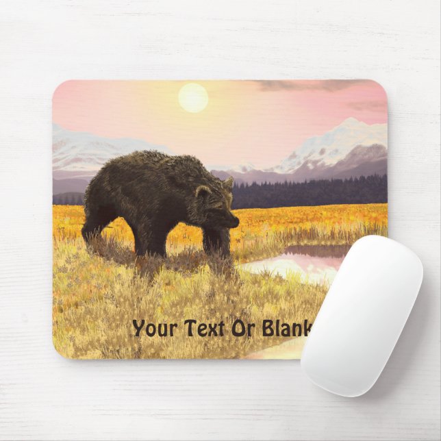 Grizzly Pond Mousepad (Mit Mouse)