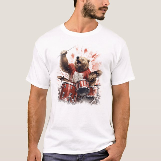 Grizzly Wildlife Animal Nature Classic T-Shirt (Vorderseite)