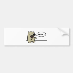Grizzlybär Autoaufkleber