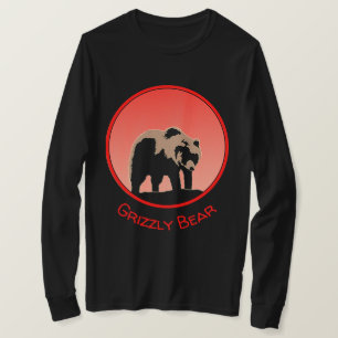 Grizzlybär bei Sonnenuntergang - Original Wildlife T-Shirt