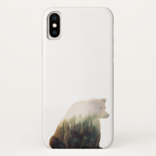 Grizzlybär-Doppeltes herausgestellter Case-Mate iPhone Hülle