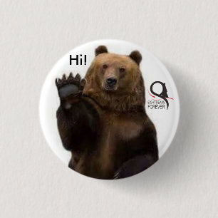 Grizzlybär hallo button