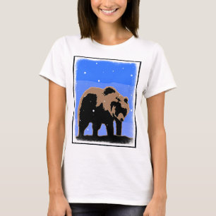 Grizzlybär im Winter - Original Wildlife Art T-Shirt