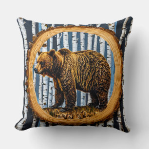 Grizzlybär Kissen
