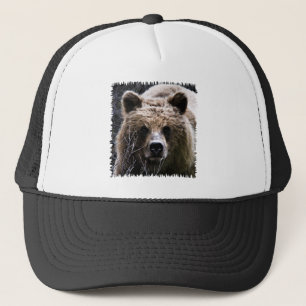 Grizzlybär-Logo Truckerkappe