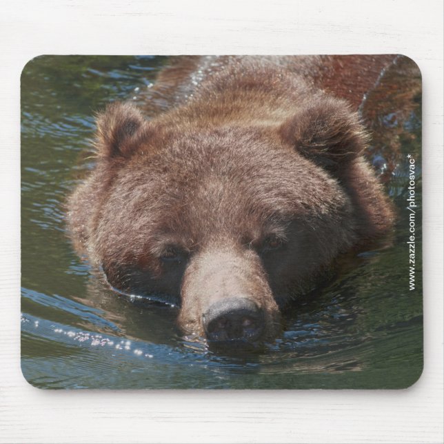 Grizzlybär Mousepad (Vorne)