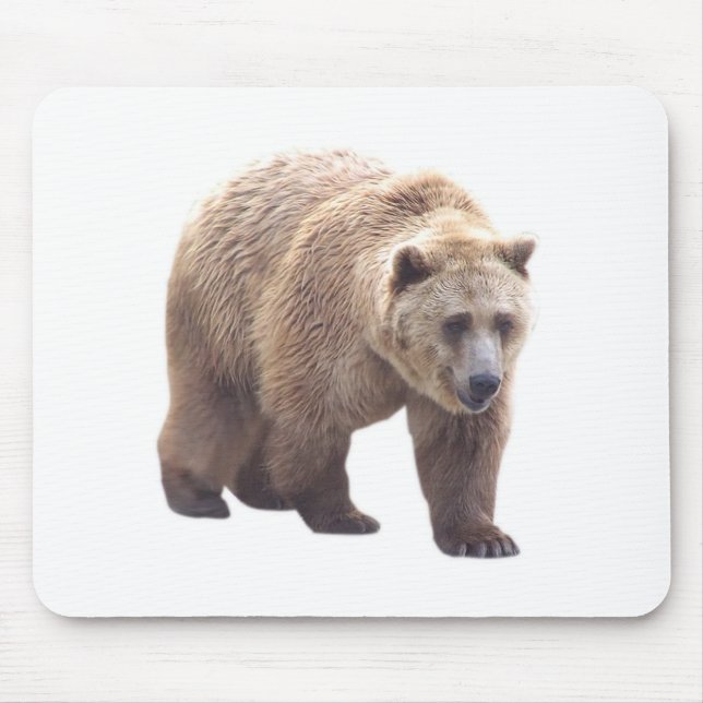 Grizzlybär Mousepad (Vorne)