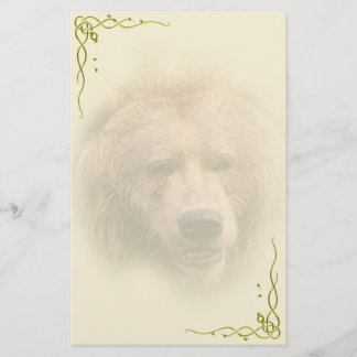 Grizzlybär-persönliches Briefpapier