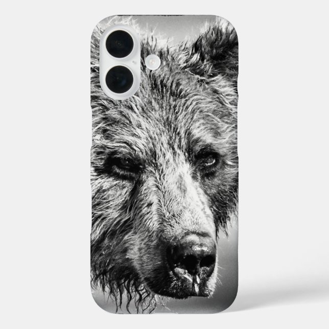 Grizzlybär-Portrait Case-Mate iPhone Hülle (Rückseite)