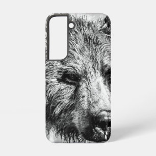 Grizzlybär-Portrait Samsung Galaxy Hülle