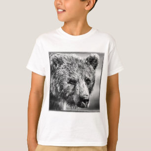 Grizzlybär-Portrait T-Shirt