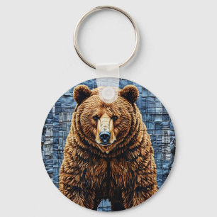 Grizzlybär Schlüsselanhänger