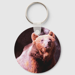 Grizzlybär Schlüsselanhänger