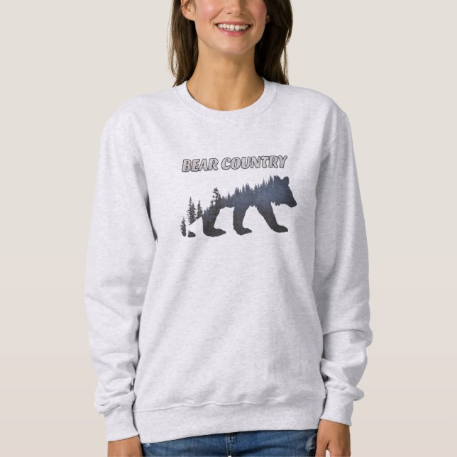 Grizzlybär Sweatshirt (Vorderseite)