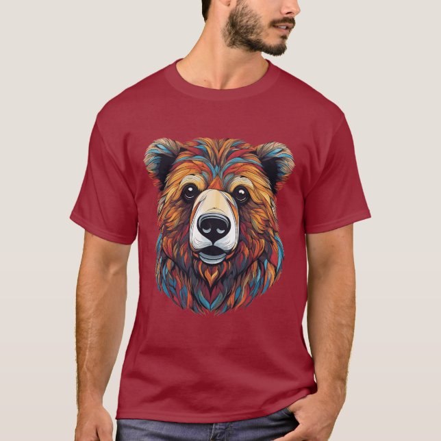 Grizzlybär T-Shirt (Vorderseite)