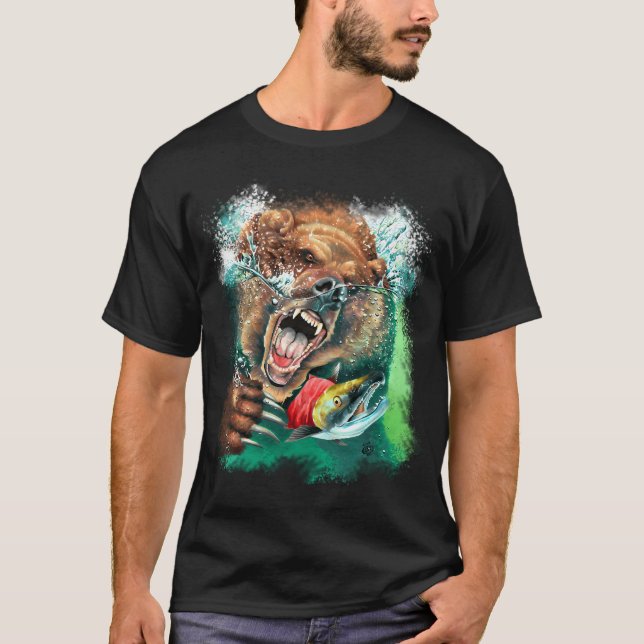 Grizzlybär T-Shirt (Vorderseite)