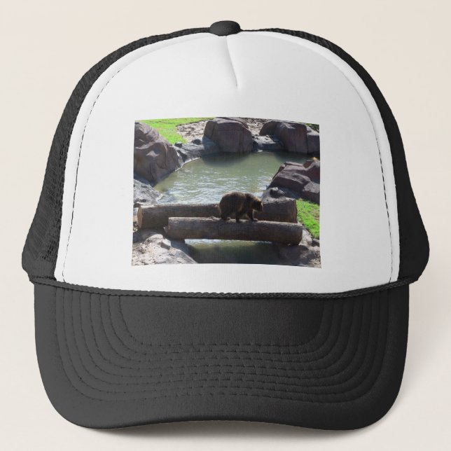 Grizzlybär Truckerkappe (Vorderseite)