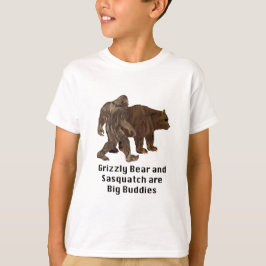 Grizzlybär und Sasquatch sind Big Buddies T - Shir T-Shirt