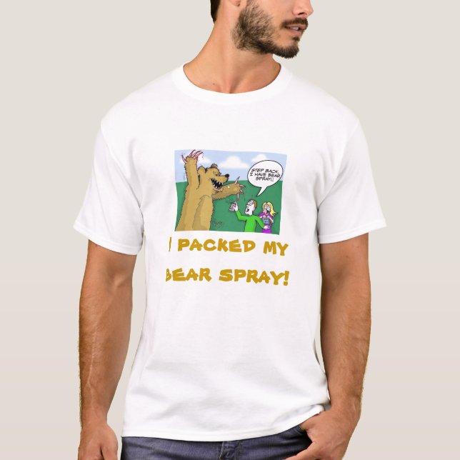 Grizzlybär, verpackte ich meinen Bärnspray! Shirt (Vorderseite)