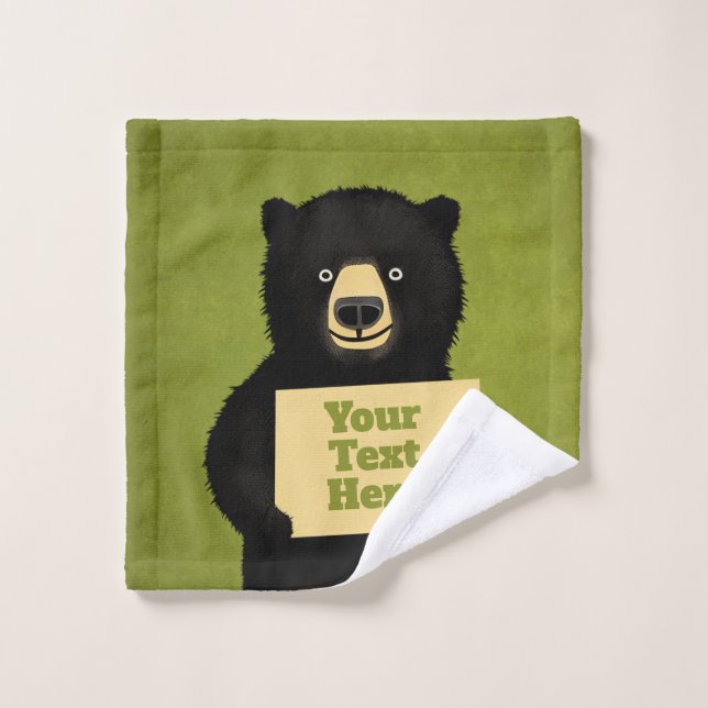 Grizzlybär Waschlappen (Waschlappen)