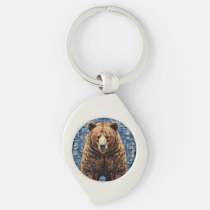 🐻 Grizzlybär Wilde Natur Wildlife Accessoire 🐻 Schlüsselanhänger