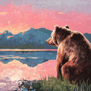Grizzlybären Puzzle
